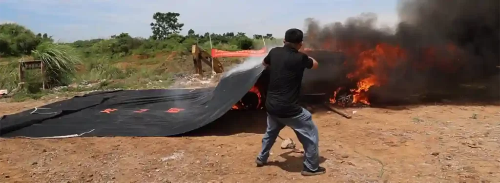 Suntex Car Fire Blanket Test 1366x500 1
